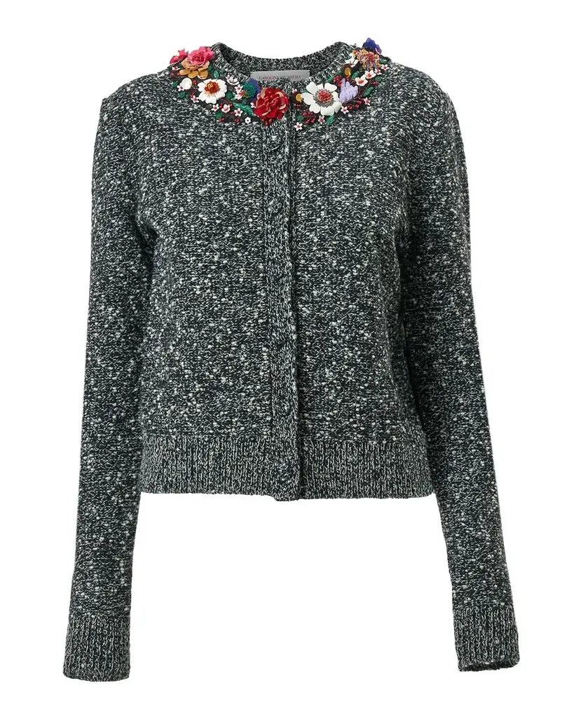 Floral Embellished Cardigan Floral Embellished Cardigan