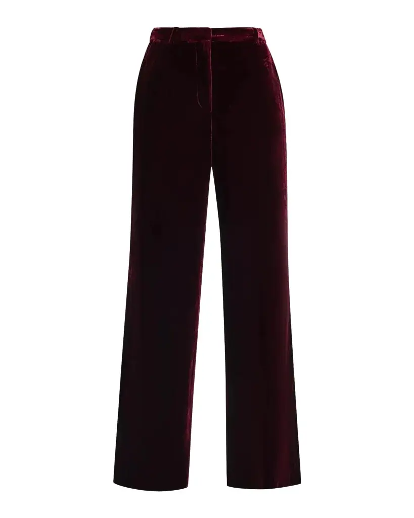 Pilar Velvet Wide-Leg Pants Pilar Velvet Wide-Leg Pants