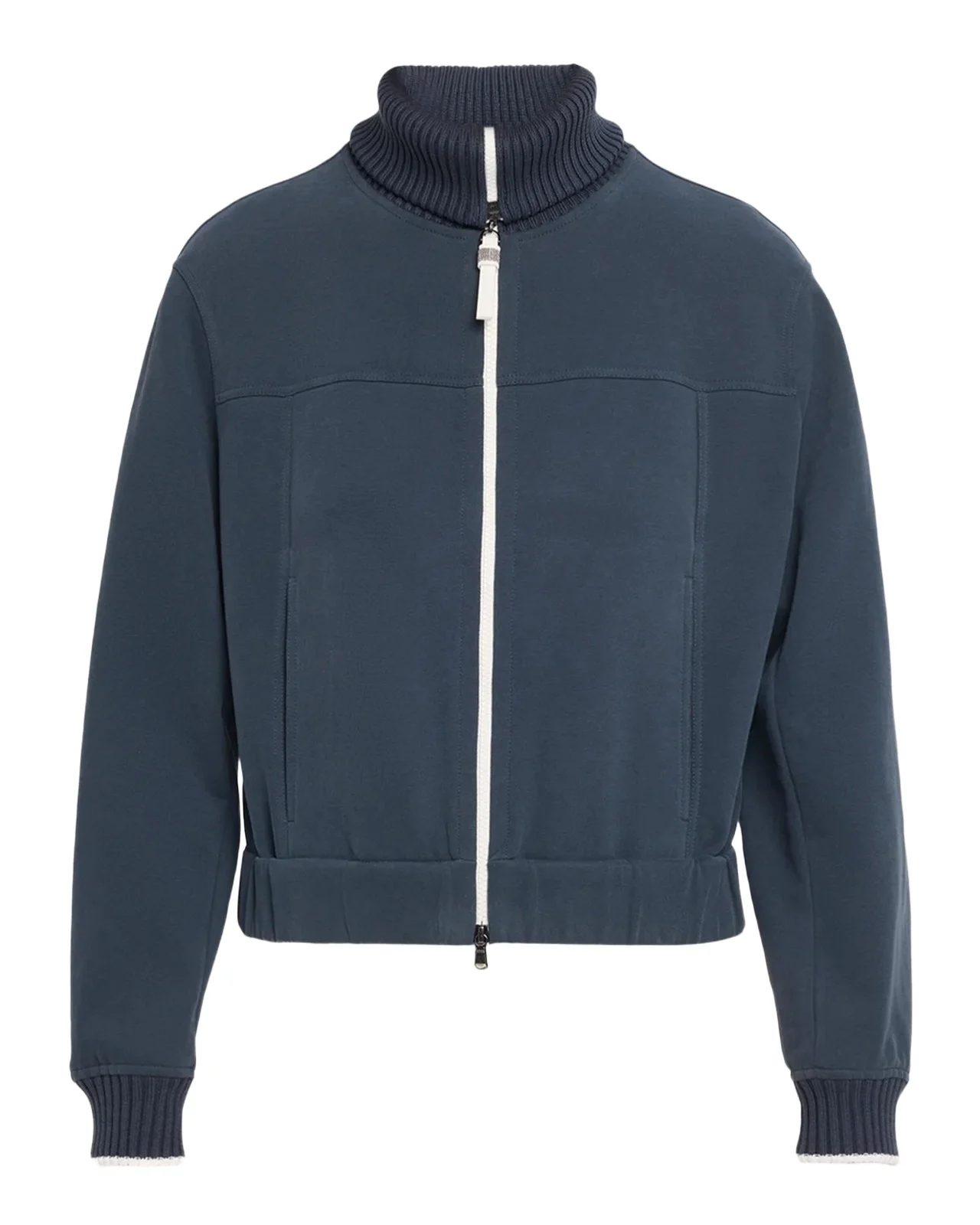 Smooth Cotton Fleece Track Jacket Smooth Cotton Fleece Track Jacket