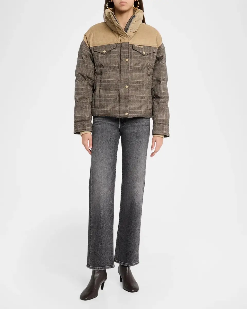 Mackage Brigit Glencheck Down Jacket | Thumbnail 2 Mackage Brigit Glencheck Down Jacket | Thumbnail 2