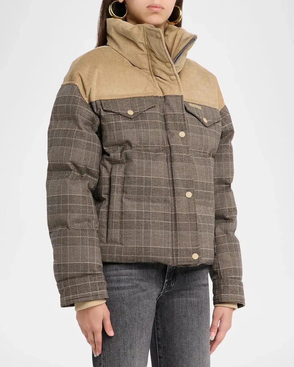 Mackage Brigit Glencheck Down Jacket | Thumbnail 4 Mackage Brigit Glencheck Down Jacket | Thumbnail 4