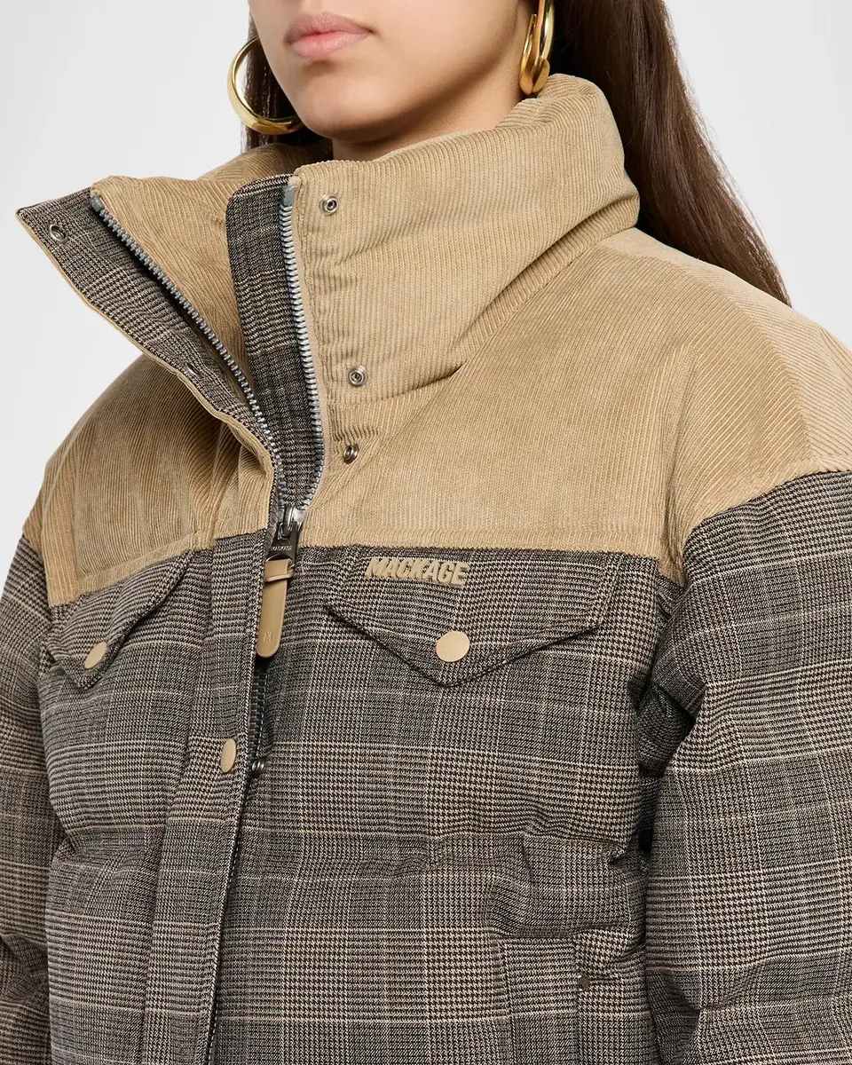 Mackage Brigit Glencheck Down Jacket | Thumbnail 5 Mackage Brigit Glencheck Down Jacket | Thumbnail 5