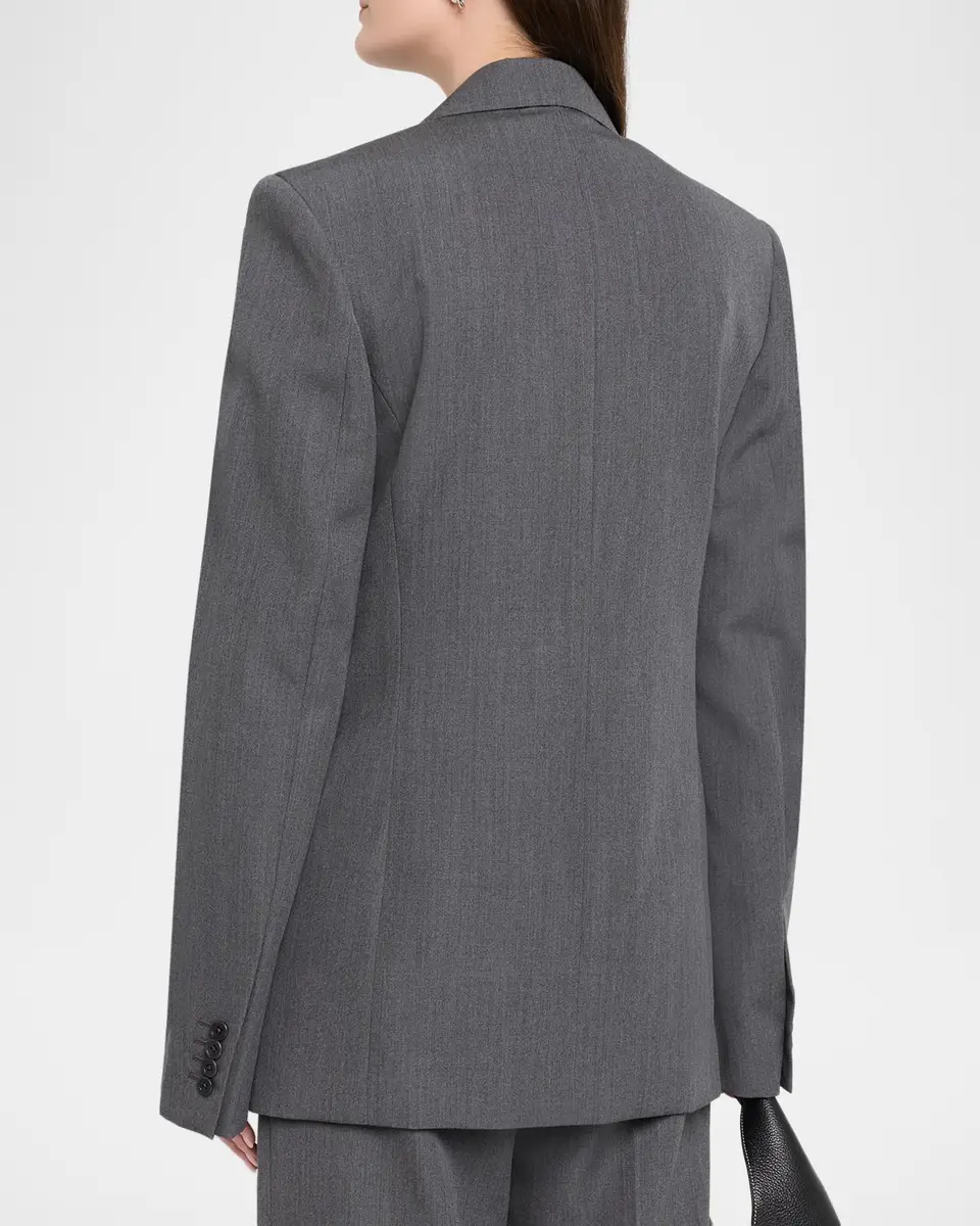 FFORME Vega Peak-Lapel Wool Double-Breasted Jacket | Thumbnail 3 FFORME Vega Peak-Lapel Wool Double-Breasted Jacket | Thumbnail 3