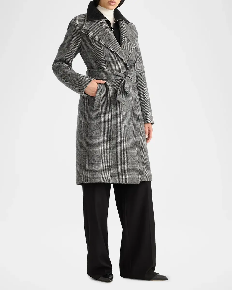 Mackage Norita Glen Check Wool Coat | Thumbnail 2 Mackage Norita Glen Check Wool Coat | Thumbnail 2