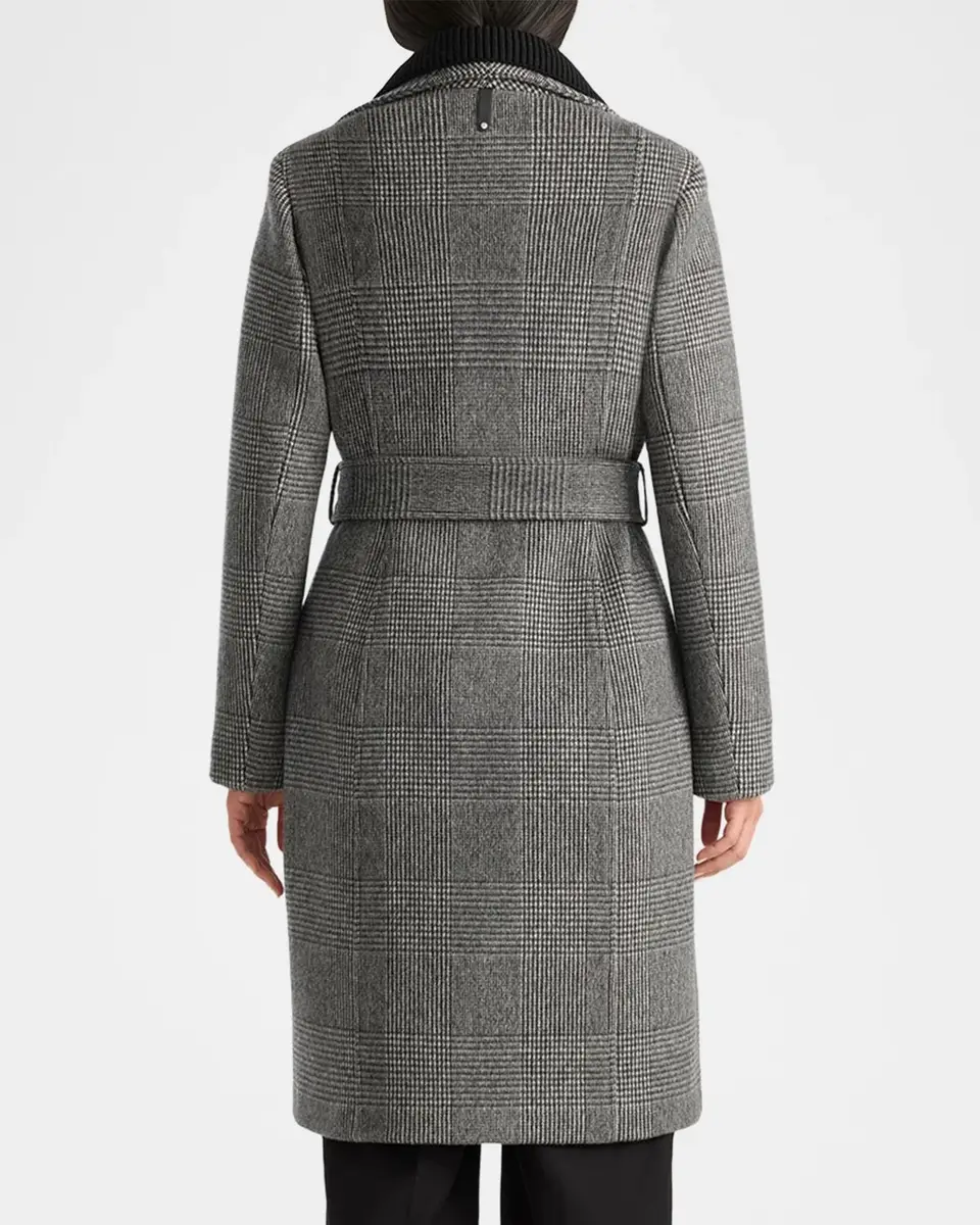 Mackage Norita Glen Check Wool Coat | Thumbnail 3 Mackage Norita Glen Check Wool Coat | Thumbnail 3
