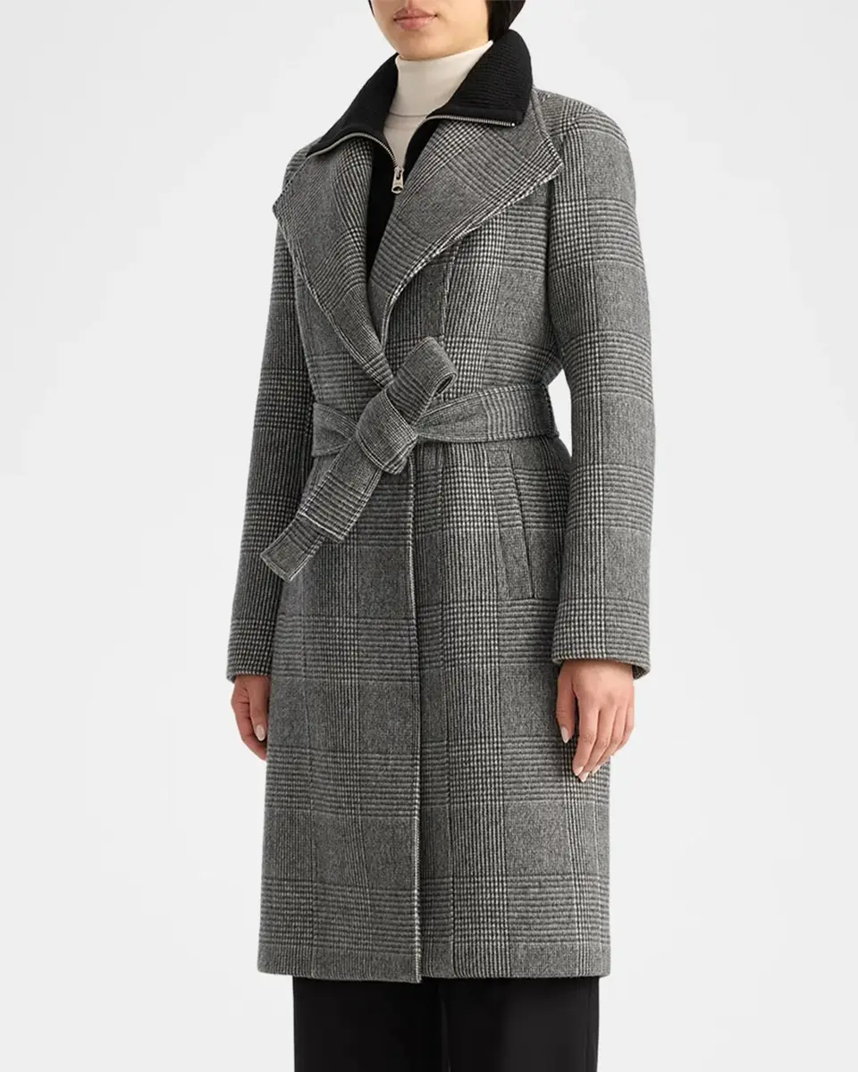 Mackage Norita Glen Check Wool Coat | Thumbnail 4 Mackage Norita Glen Check Wool Coat | Thumbnail 4