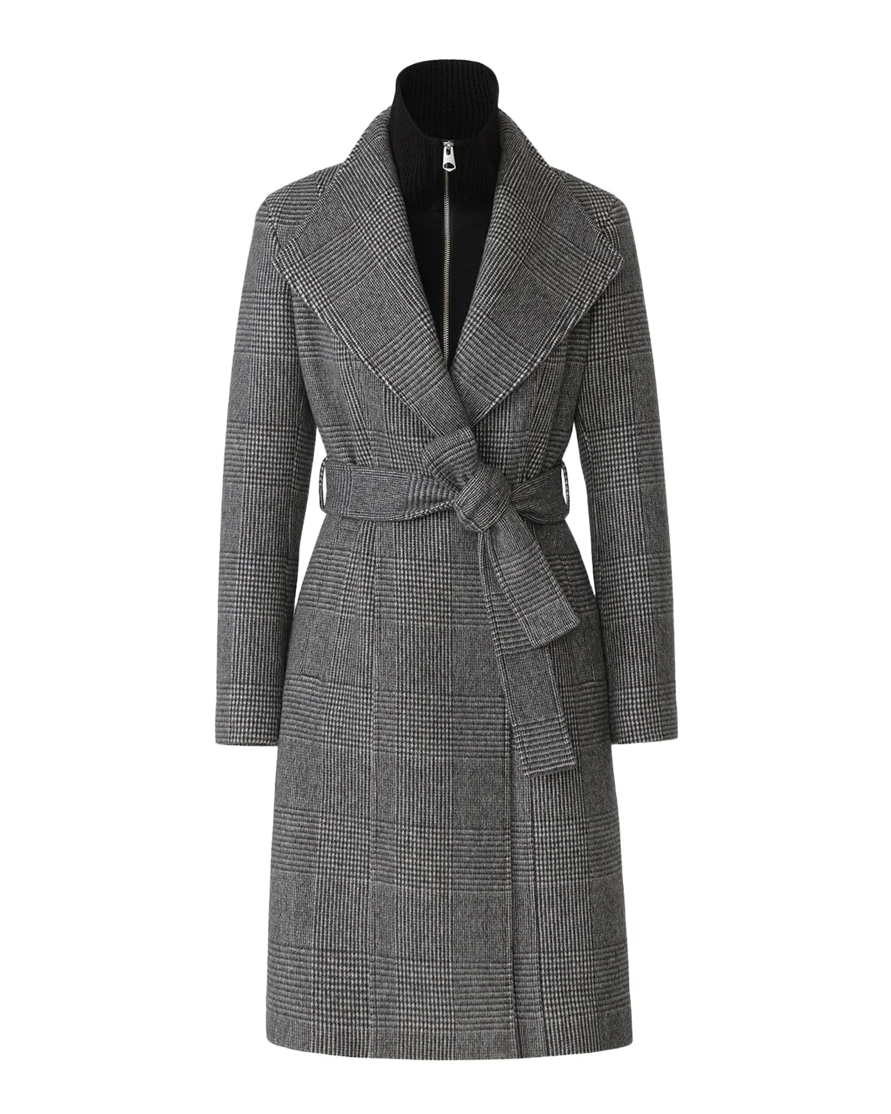 Norita Glen Check Wool Coat Norita Glen Check Wool Coat