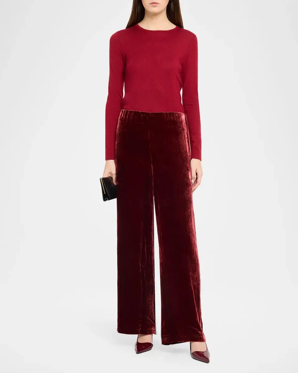 Eileen Fisher Wide-Leg Velvet Pants | Thumbnail 2 Eileen Fisher Wide-Leg Velvet Pants | Thumbnail 2