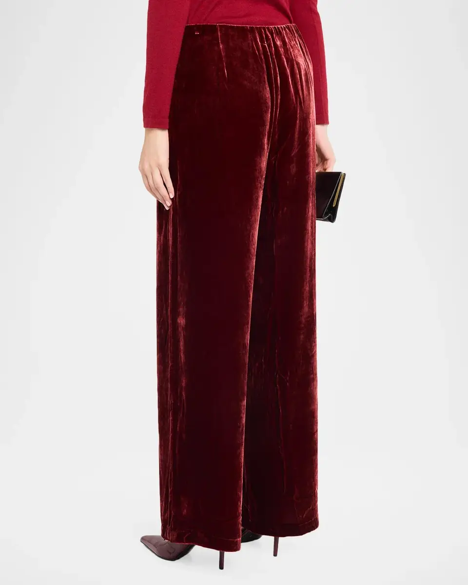 Eileen Fisher Wide-Leg Velvet Pants | Thumbnail 3 Eileen Fisher Wide-Leg Velvet Pants | Thumbnail 3