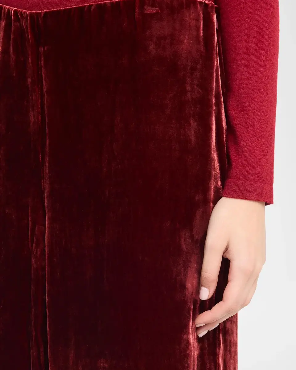 Eileen Fisher Wide-Leg Velvet Pants | Thumbnail 5 Eileen Fisher Wide-Leg Velvet Pants | Thumbnail 5