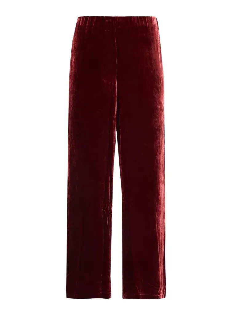 Eileen Fisher Wide-Leg Velvet Pants