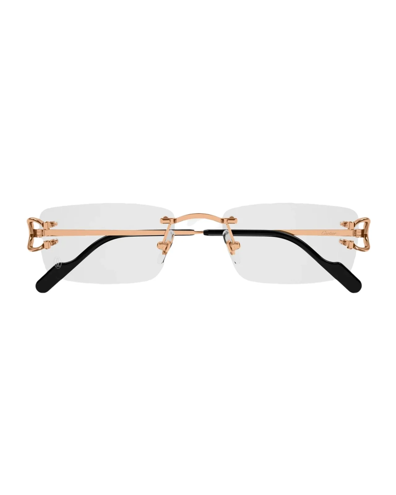 Motifs De 56MM Décor C Classique Rose Gold-Plated Rimless Optical Glasses Motifs De 56MM Décor C Classique Rose Gold-Plated Rimless Optical Glasses