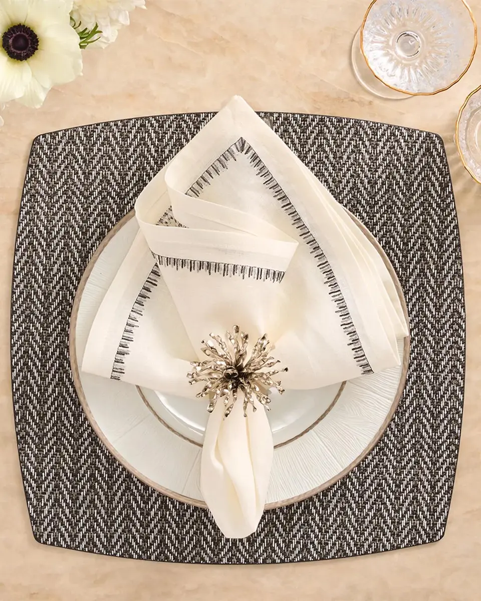 Kim Seybert Sunflare Napkin Ring | Thumbnail 3 Kim Seybert Sunflare Napkin Ring | Thumbnail 3