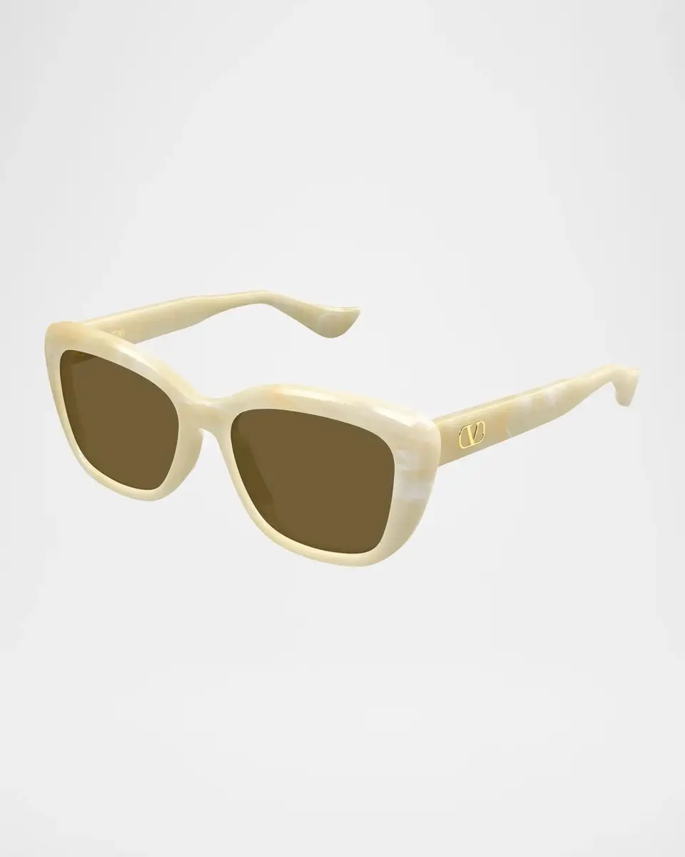 Valentino Garavani VLogo 56MM Icon Butterfly Sunglasses | Thumbnail 2 Valentino Garavani VLogo 56MM Icon Butterfly Sunglasses | Thumbnail 2