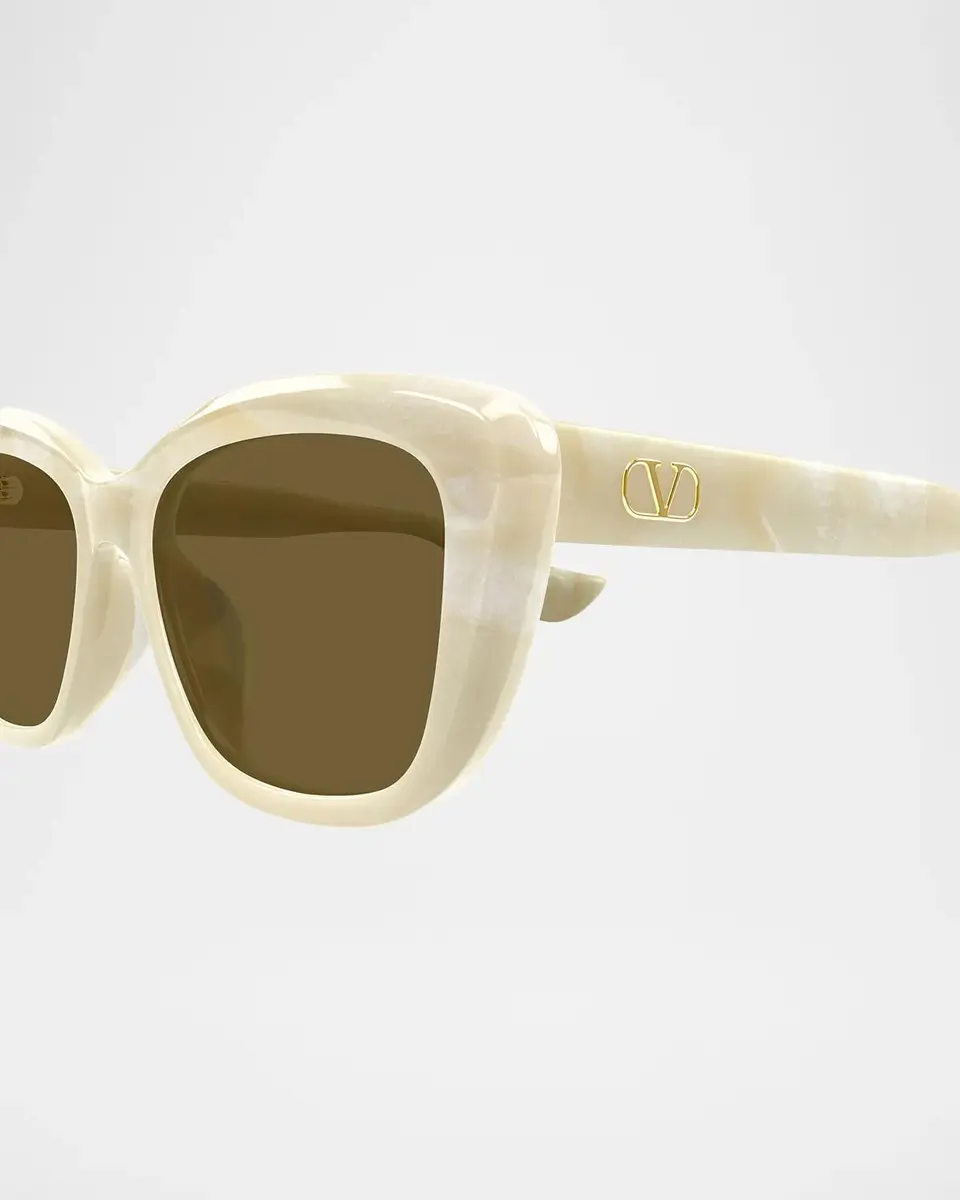 Valentino Garavani VLogo 56MM Icon Butterfly Sunglasses | Thumbnail 3 Valentino Garavani VLogo 56MM Icon Butterfly Sunglasses | Thumbnail 3