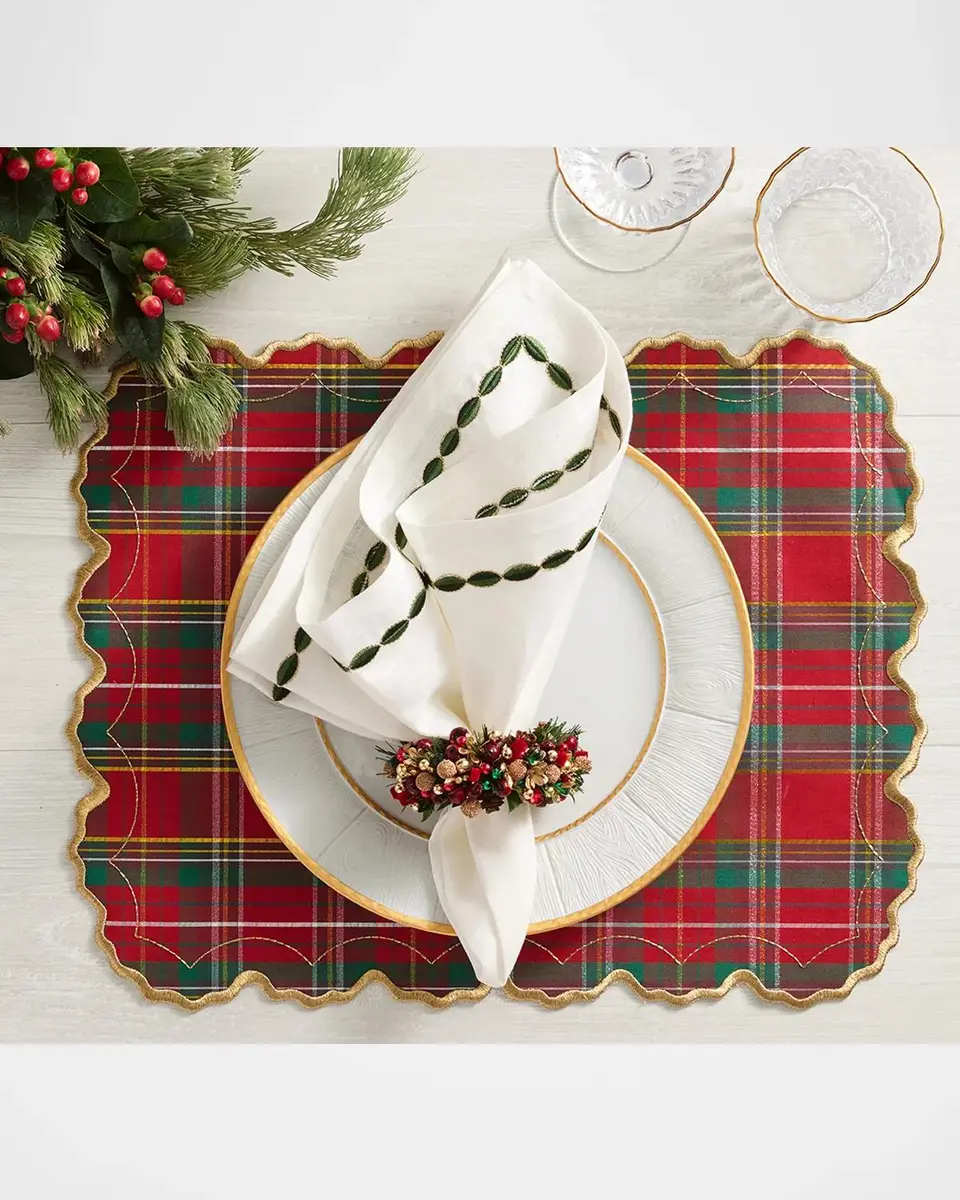 Kim Seybert Tinsel Bouquet Festive Napkin Ring | Thumbnail 3