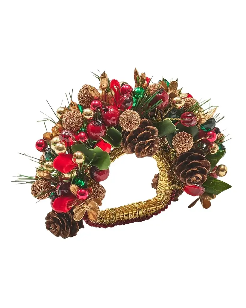 Tinsel Bouquet Festive Napkin Ring Tinsel Bouquet Festive Napkin Ring