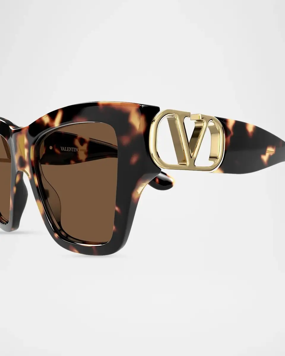 Valentino Garavani V Logo Vg0052S V Combi 53MM Butterfly Sunglasses | Thumbnail 3 Valentino Garavani V Logo Vg0052S V Combi 53MM Butterfly Sunglasses | Thumbnail 3