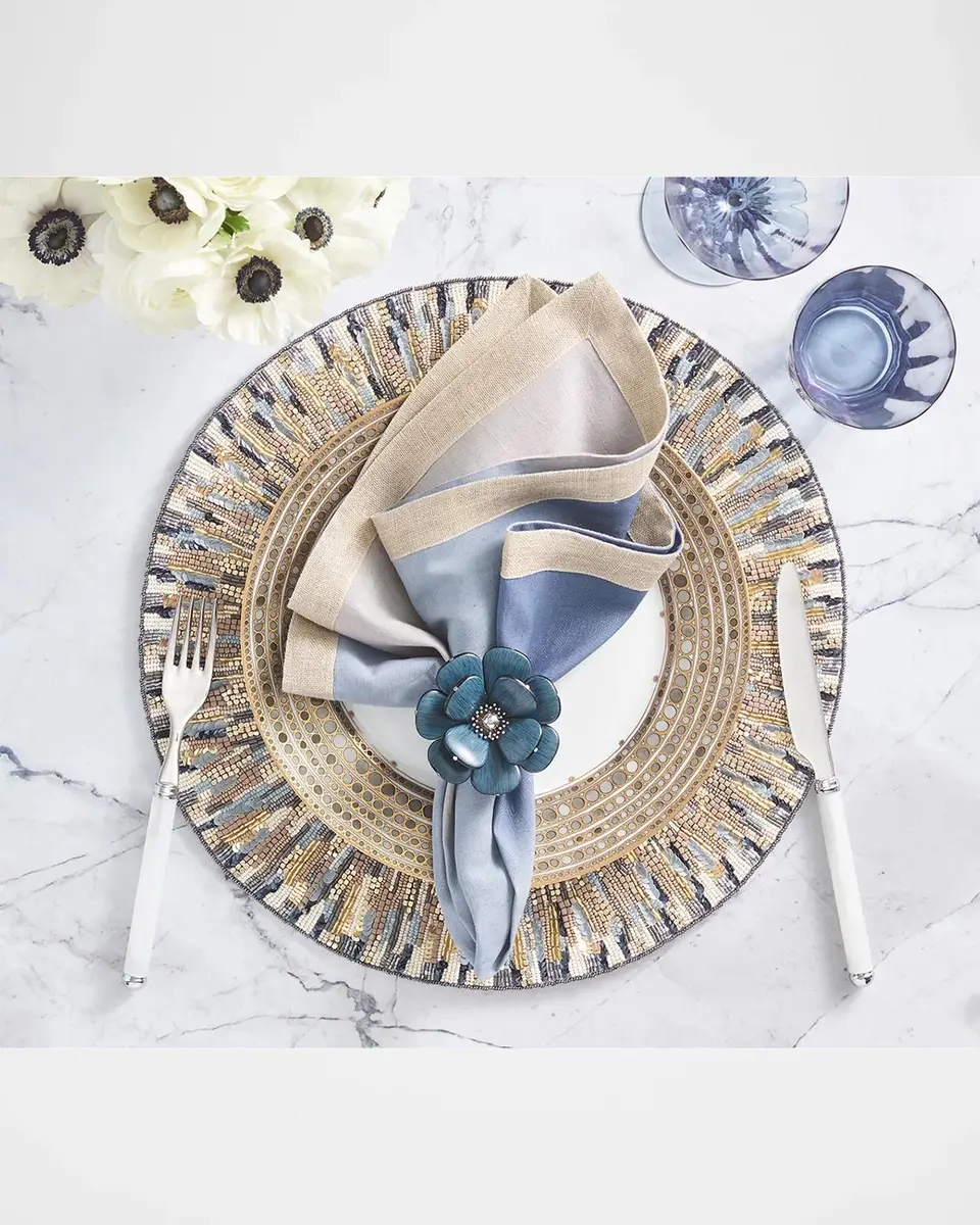 Kim Seybert Floral Napkin Ring | Thumbnail 3