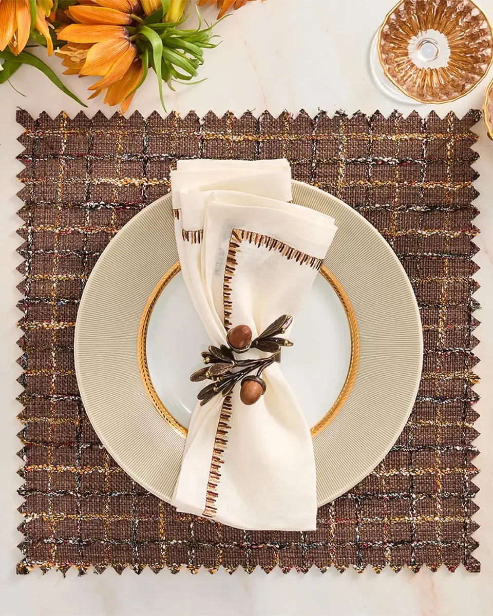 Kim Seybert Acorn Napkin Ring | Thumbnail 3 Kim Seybert Acorn Napkin Ring | Thumbnail 3
