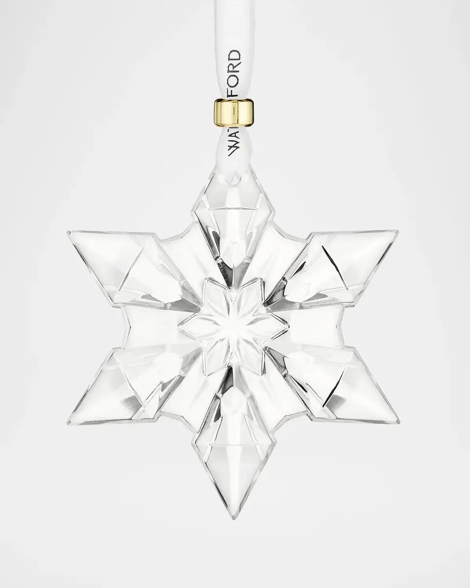 Waterford Crystal 2026 Annual Snowcrystal Christmas Ornament | Thumbnail 2 Waterford Crystal 2026 Annual Snowcrystal Christmas Ornament | Thumbnail 2