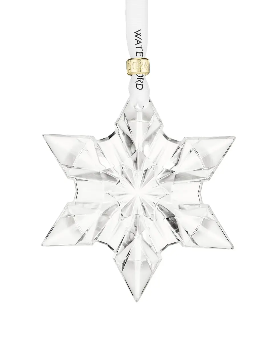 Waterford Crystal 2026 Annual Snowcrystal Christmas Ornament | Thumbnail 3 Waterford Crystal 2026 Annual Snowcrystal Christmas Ornament | Thumbnail 3