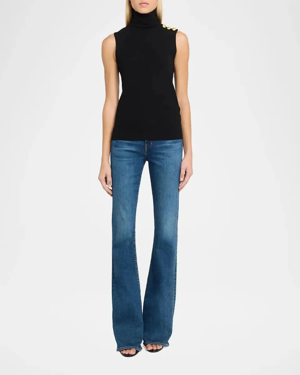 L'Agence Ceci Sleeveless Turtleneck Top | Thumbnail 2