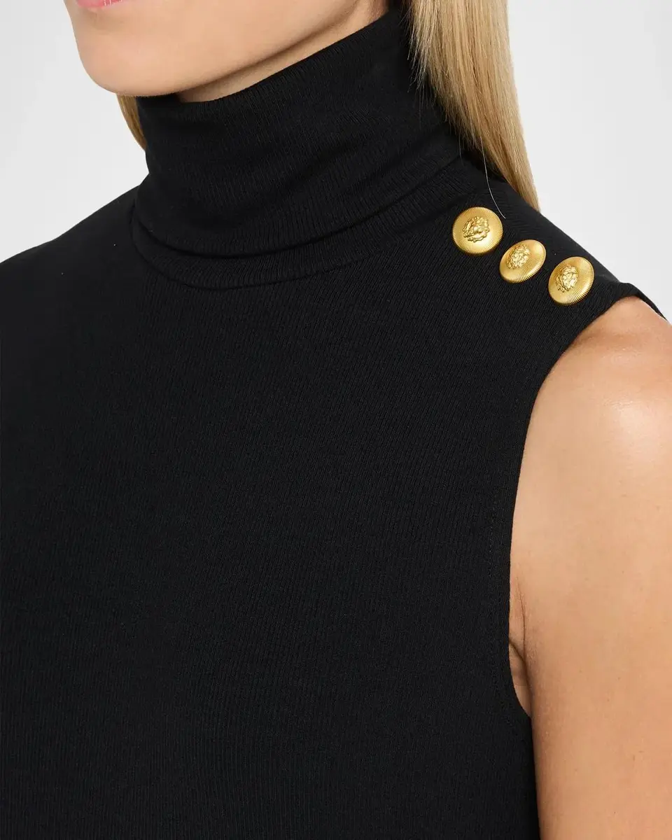 L'Agence Ceci Sleeveless Turtleneck Top | Thumbnail 5