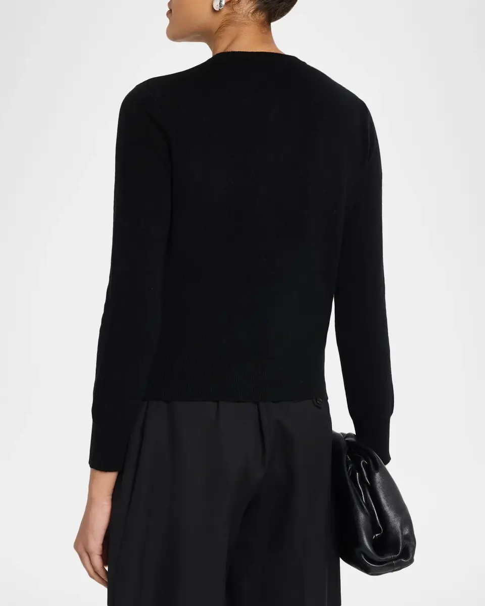 Max Mara Studio Rhinestone Argyle Wool-Cashmere Sweater | Thumbnail 3
