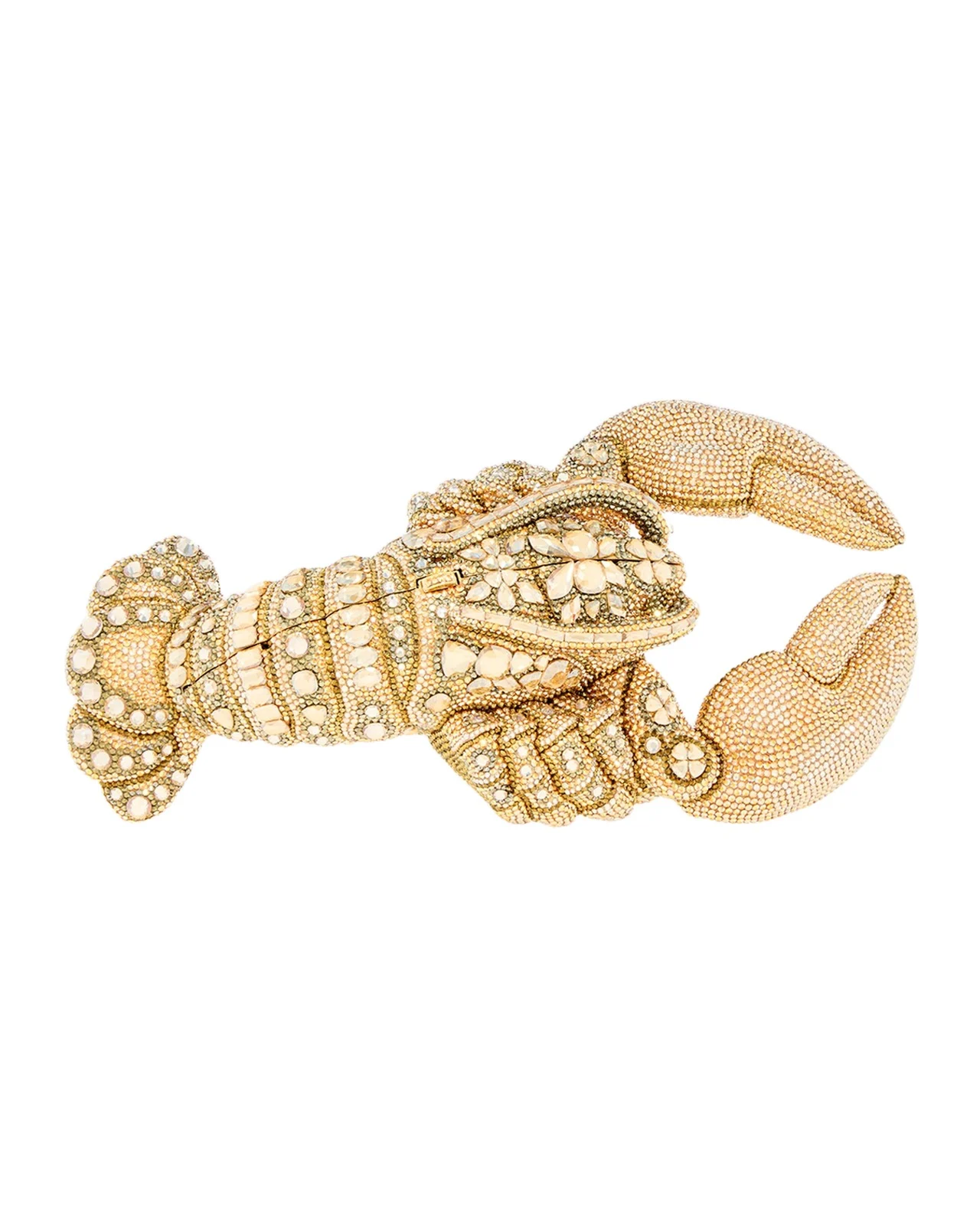 Judith Leiber Couture Lobster Sheldon Crystal Clutch Bag