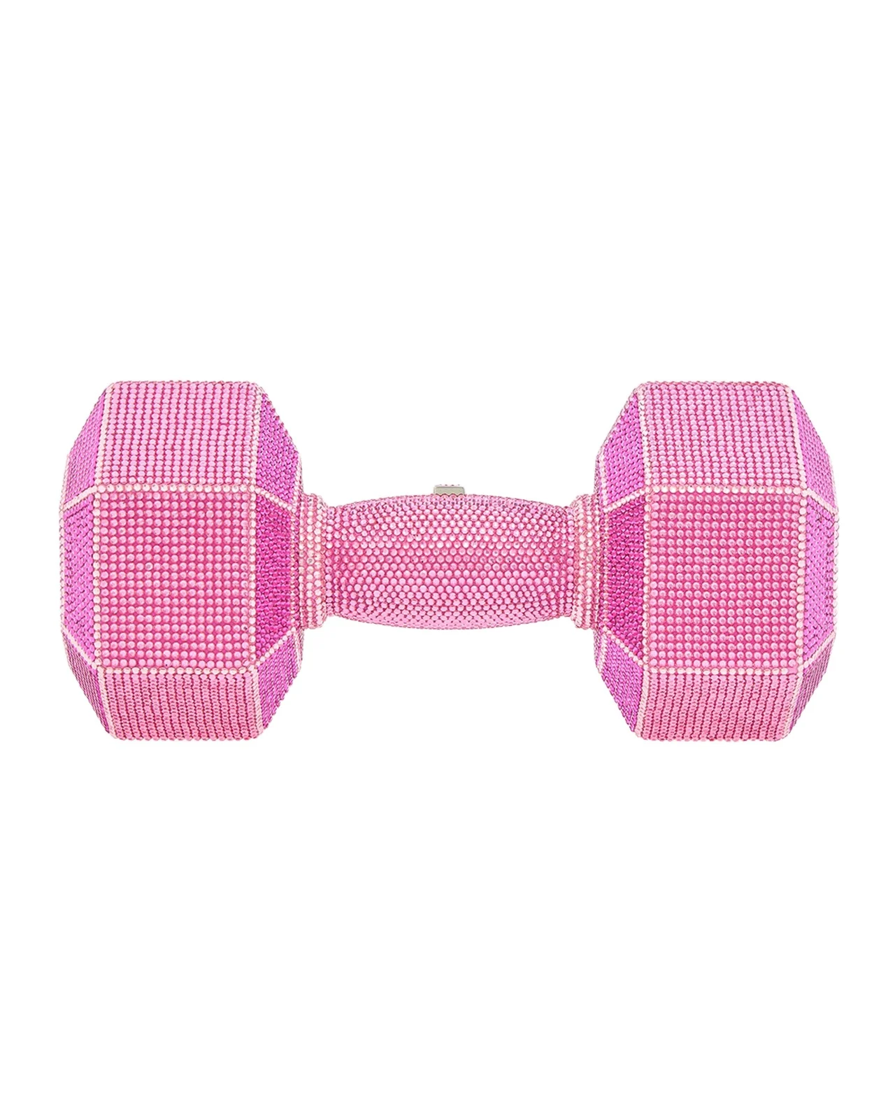 Judith Leiber Couture Arm Candy Dumbbell Crystal Clutch Bag