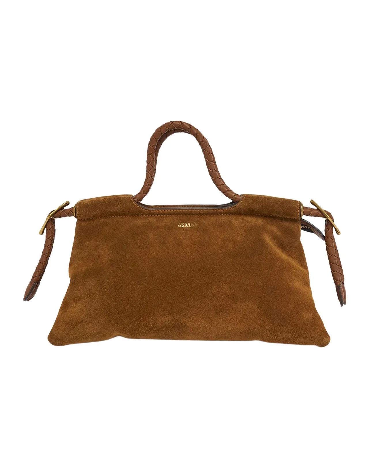 Pipa Medium Suede Top-Handle Bag