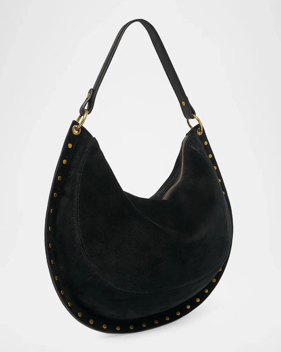 Isabel Marant Oskan Studded Suede Hobo Bag | Thumbnail 3 Isabel Marant Oskan Studded Suede Hobo Bag | Thumbnail 3