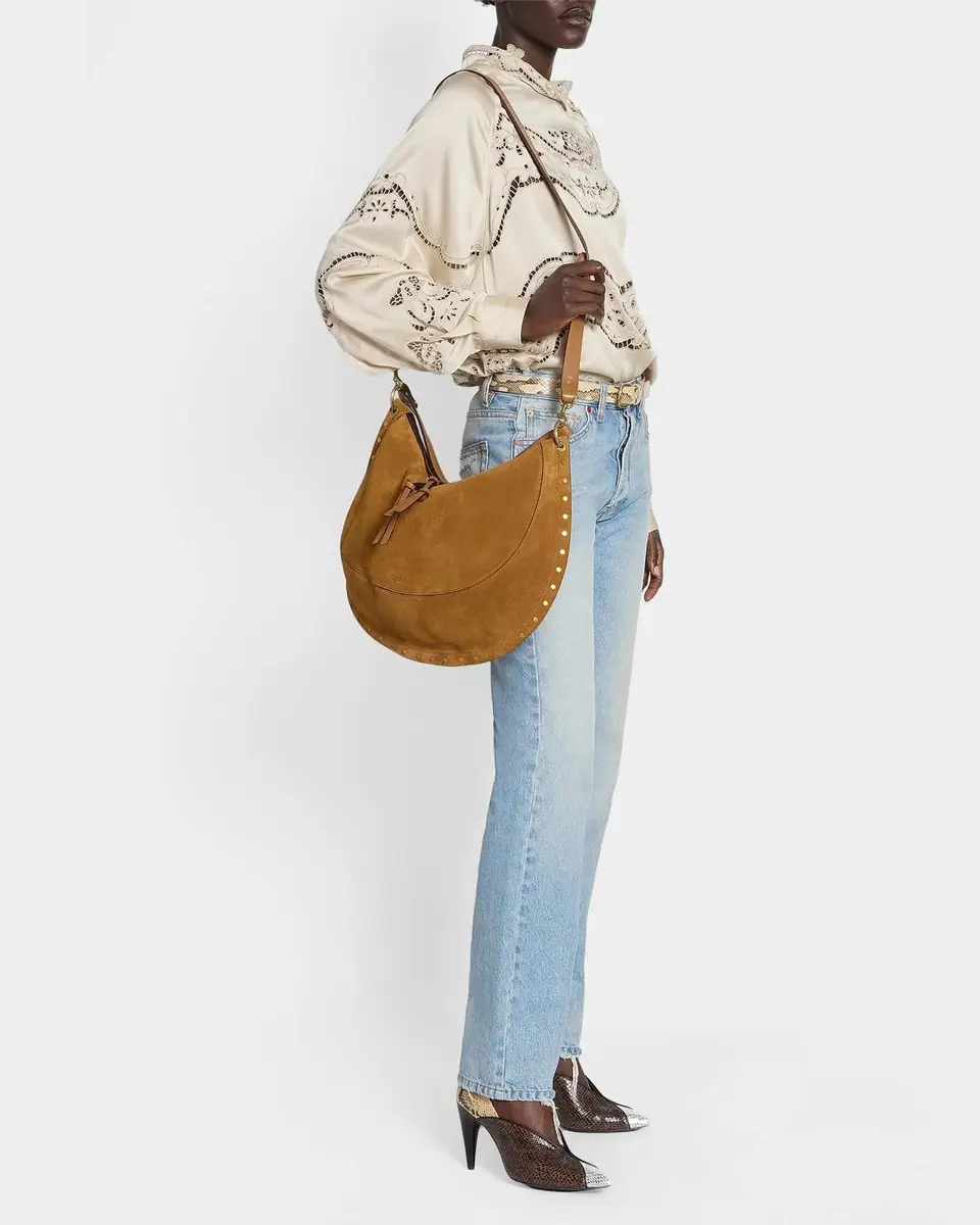 Isabel Marant Oskan Studded Suede Hobo Bag | Thumbnail 8 Isabel Marant Oskan Studded Suede Hobo Bag | Thumbnail 8