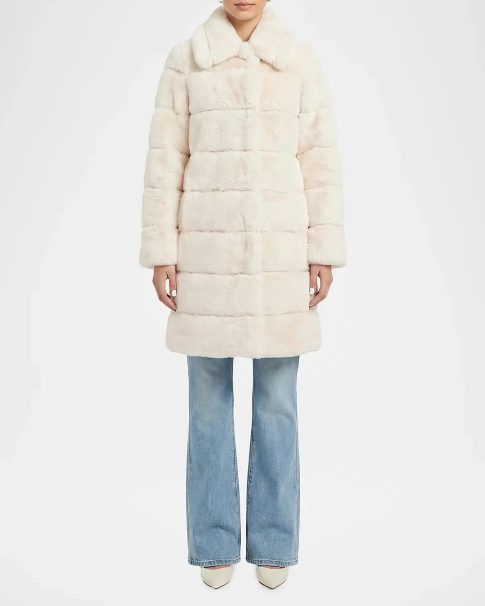 Lyla Grant Faux-Fur Rex Rabbit Short Coat | Thumbnail 2 Lyla Grant Faux-Fur Rex Rabbit Short Coat | Thumbnail 2