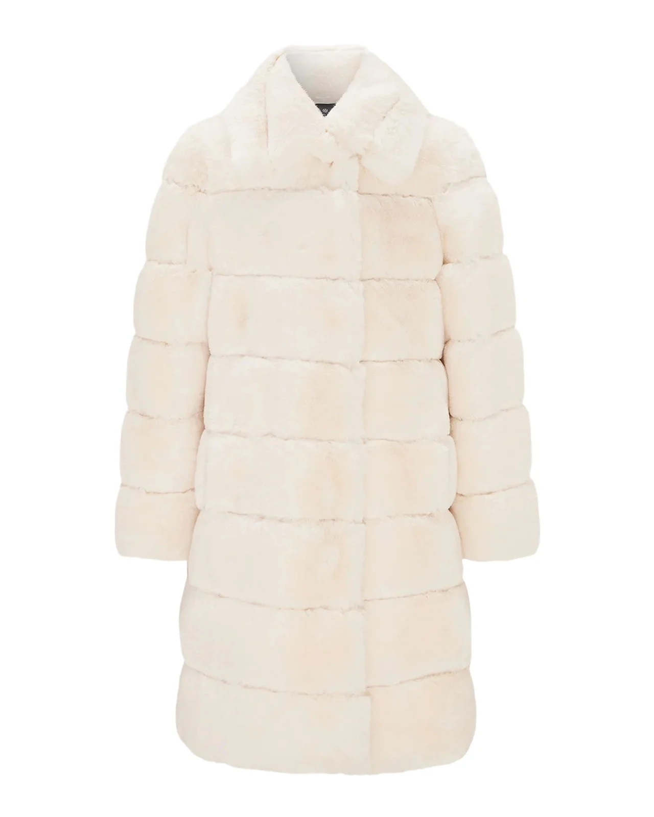 Lyla Grant Faux-Fur Rex Rabbit Short Coat