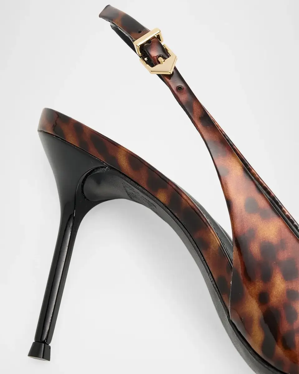Schutz Paola 90MM Tortoiseshell Slingback Pumps | Thumbnail 5 Schutz Paola 90MM Tortoiseshell Slingback Pumps | Thumbnail 5
