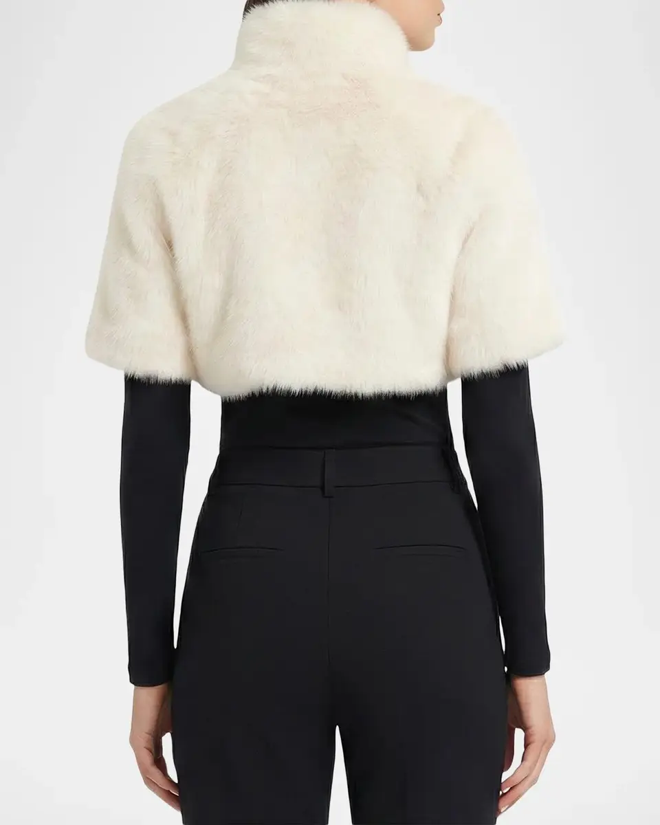 Lyla Grant Faux-Fur Fox Bolero With Short Sleeves | Thumbnail 3 Lyla Grant Faux-Fur Fox Bolero With Short Sleeves | Thumbnail 3