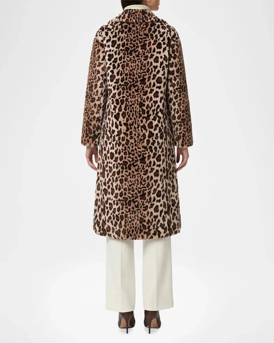 Lyla Grant Faux-Fur Sheared Mink Animalier-Print Coat | Thumbnail 3 Lyla Grant Faux-Fur Sheared Mink Animalier-Print Coat | Thumbnail 3