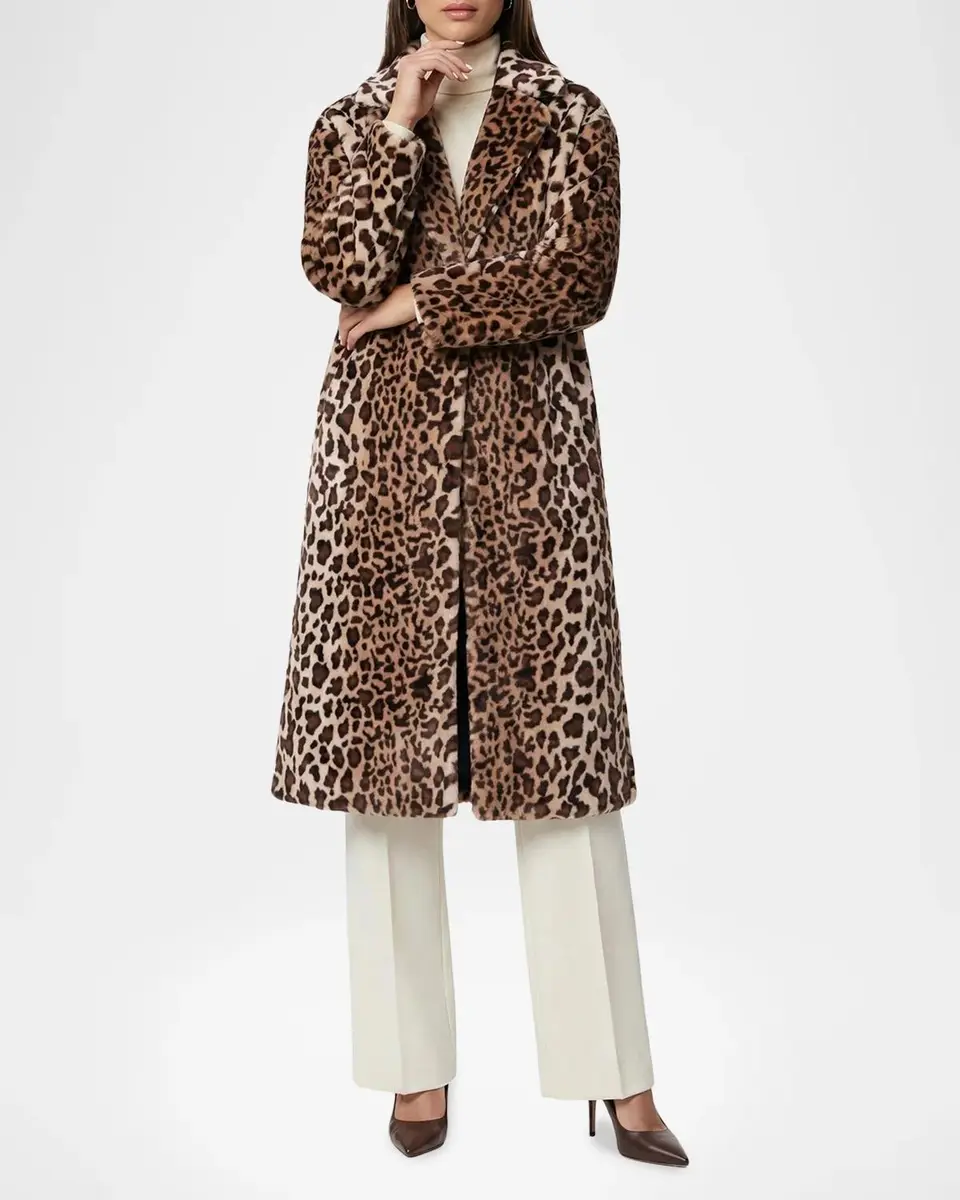 Lyla Grant Faux-Fur Sheared Mink Animalier-Print Coat | Thumbnail 5 Lyla Grant Faux-Fur Sheared Mink Animalier-Print Coat | Thumbnail 5