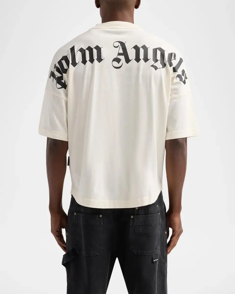 Palm Angels Men's Classic Logo Over T-Shirt | Thumbnail 3 Palm Angels Men's Classic Logo Over T-Shirt | Thumbnail 3