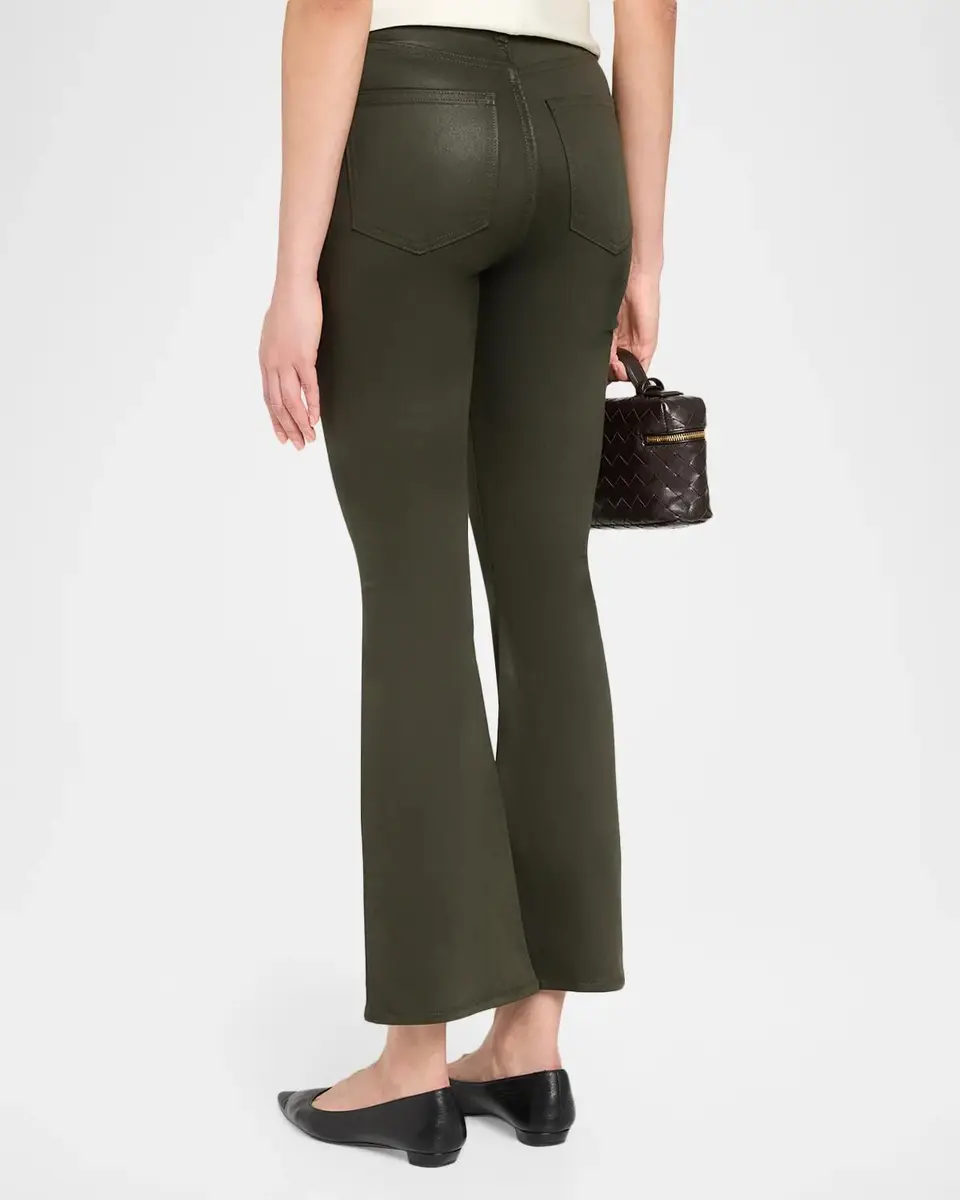 Veronica Beard Carson Coated Flare Pants | Thumbnail 3