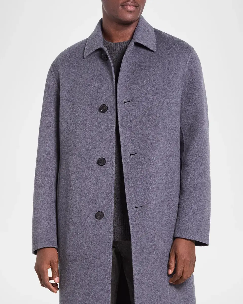 Theory Men's Wool and Cashmere Overcoat | Thumbnail 4 Theory Men's Wool and Cashmere Overcoat | Thumbnail 4