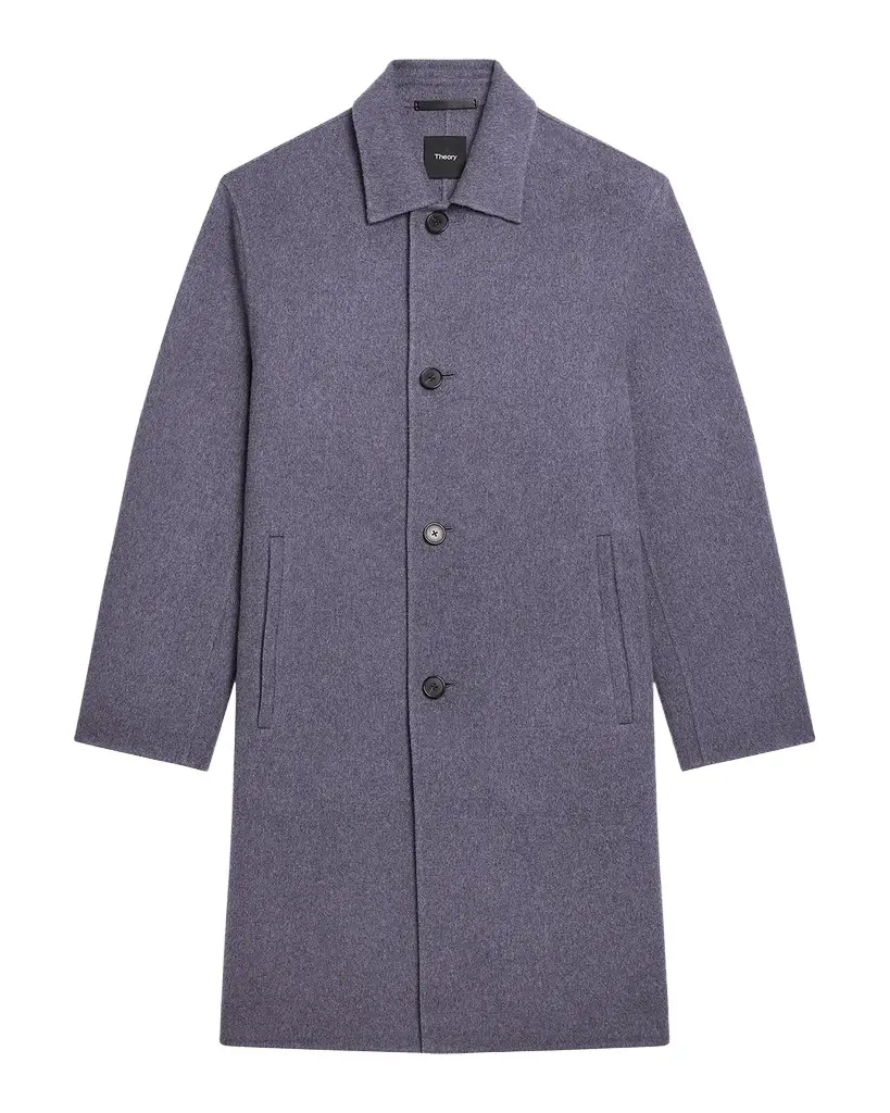 Theory Men's Wool and Cashmere Overcoat