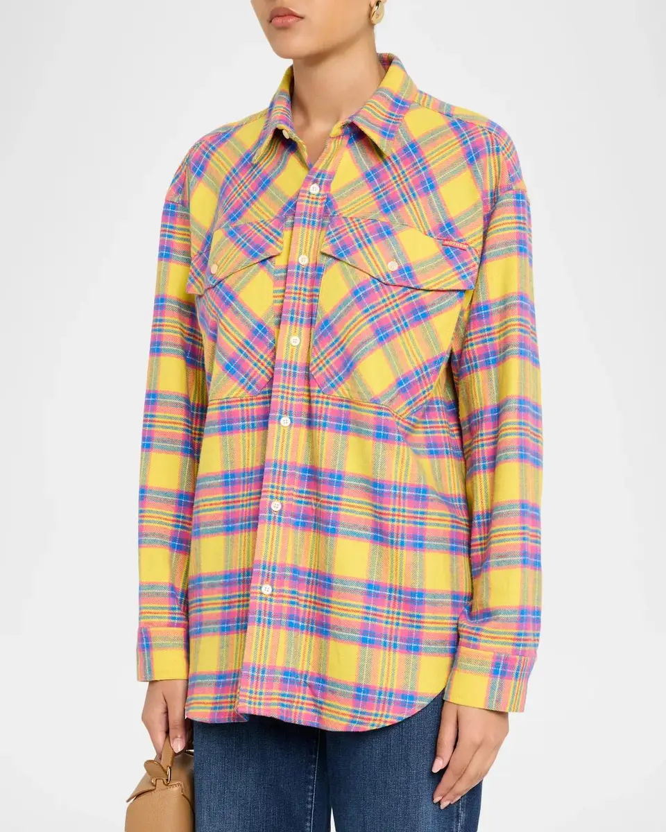 Mother The Lazy Sunday Plaid Flannel Shirt | Thumbnail 4 Mother The Lazy Sunday Plaid Flannel Shirt | Thumbnail 4