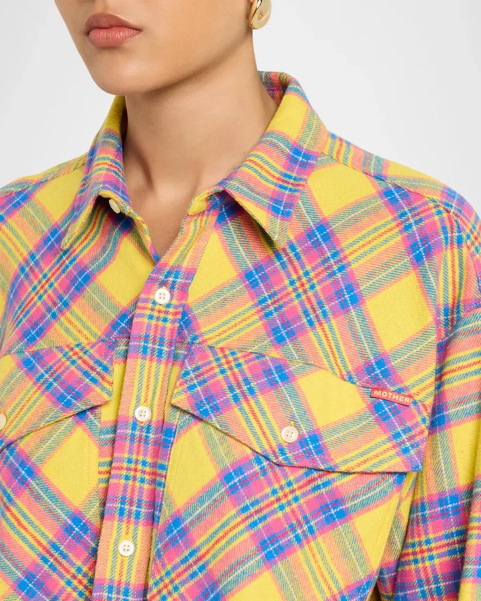 Mother The Lazy Sunday Plaid Flannel Shirt | Thumbnail 5 Mother The Lazy Sunday Plaid Flannel Shirt | Thumbnail 5