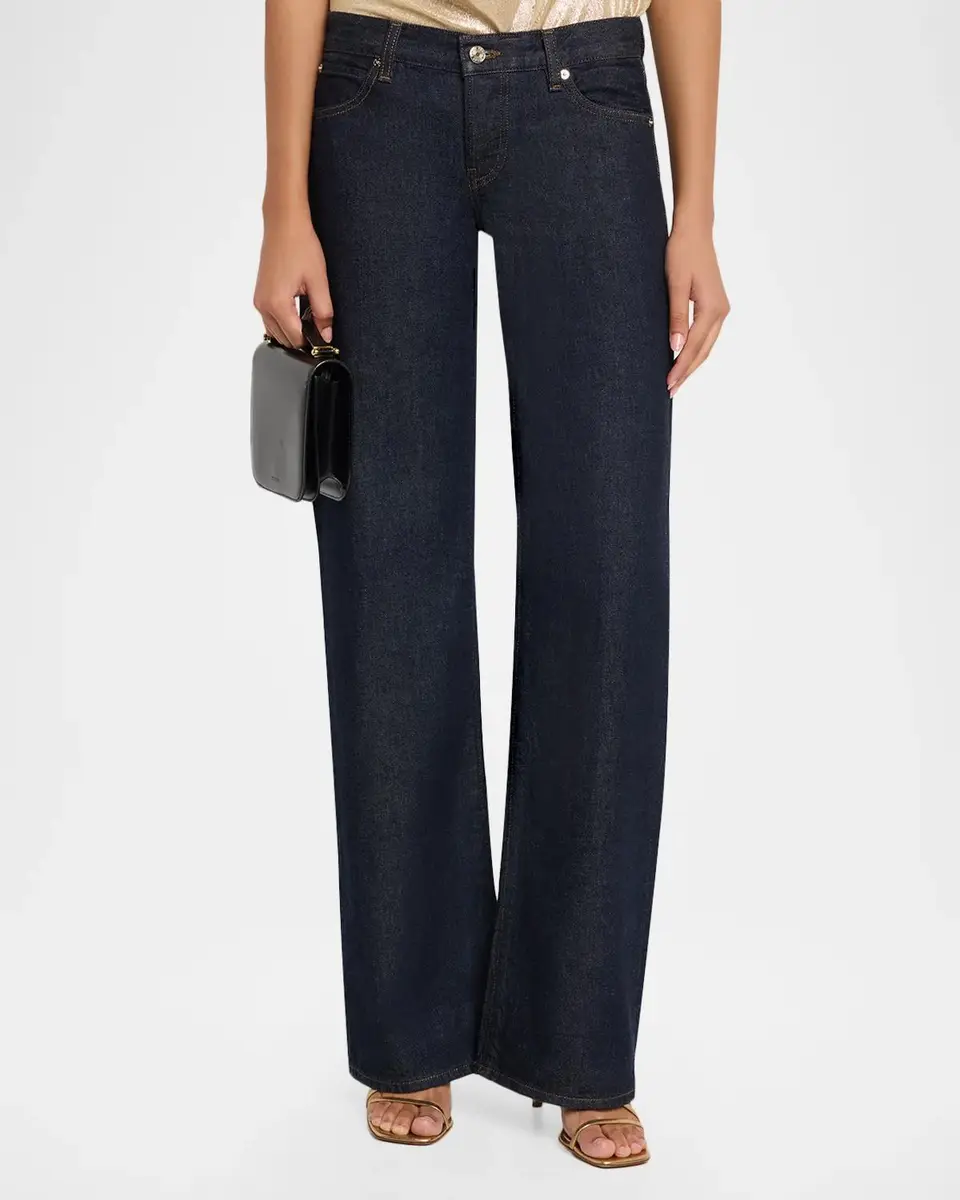 Frame The Gray Wide-Leg Jeans | Thumbnail 4 Frame The Gray Wide-Leg Jeans | Thumbnail 4