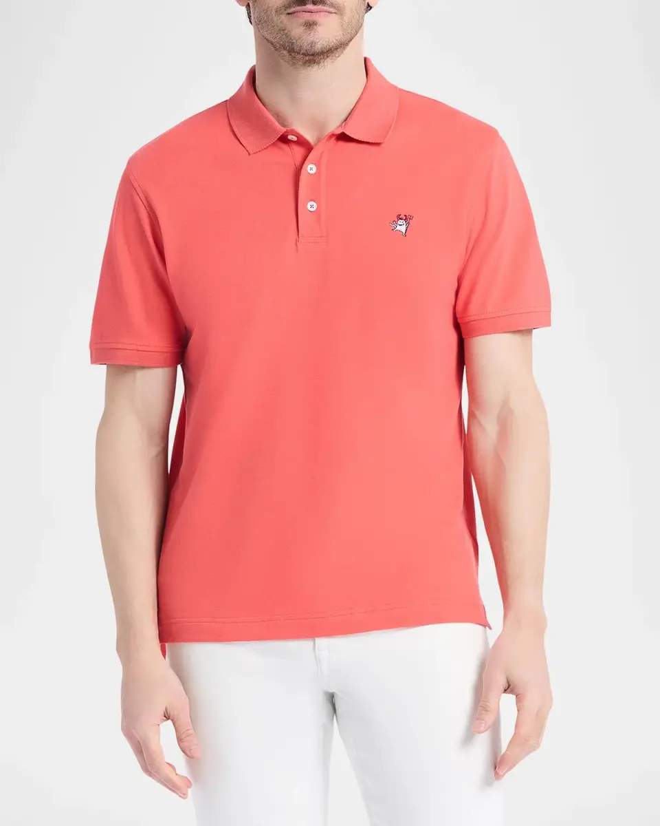 Robert Graham Men's Devil Short-Sleeve Cotton Polo Shirt | Thumbnail 3 Robert Graham Men's Devil Short-Sleeve Cotton Polo Shirt | Thumbnail 3