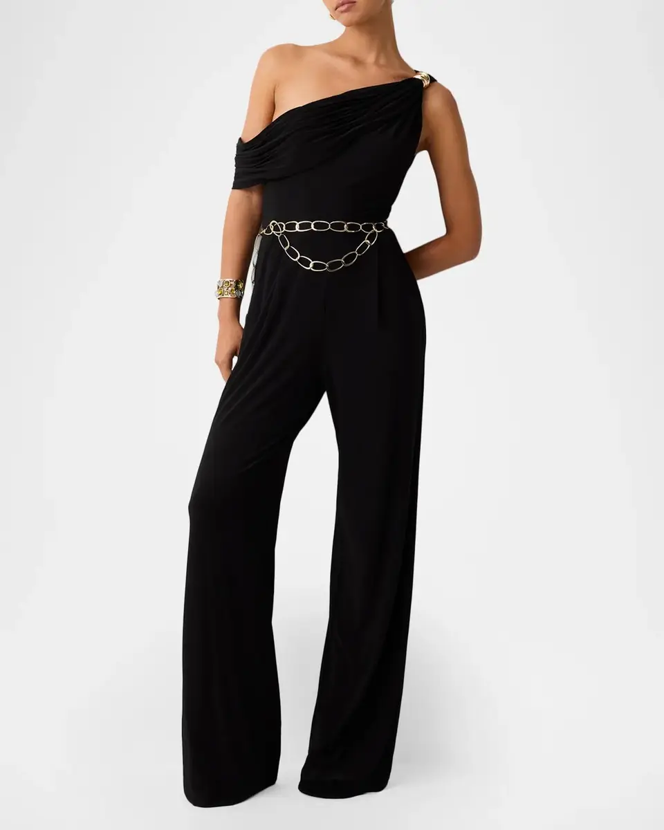 Ramy Brook Valery One-Shoulder Wide-Leg Jumpsuit | Thumbnail 2 Ramy Brook Valery One-Shoulder Wide-Leg Jumpsuit | Thumbnail 2