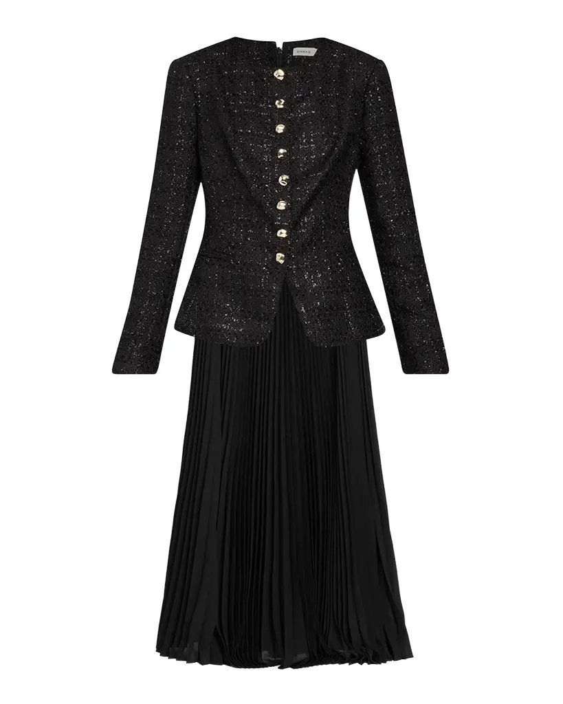 Claudina Tweed Blazer Dress Claudina Tweed Blazer Dress
